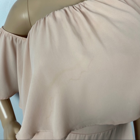 SHOW ME YOUR MUMU PINK ONE-SHOULDER RUFFLE MAXI DRESS - Picture 5 of 13